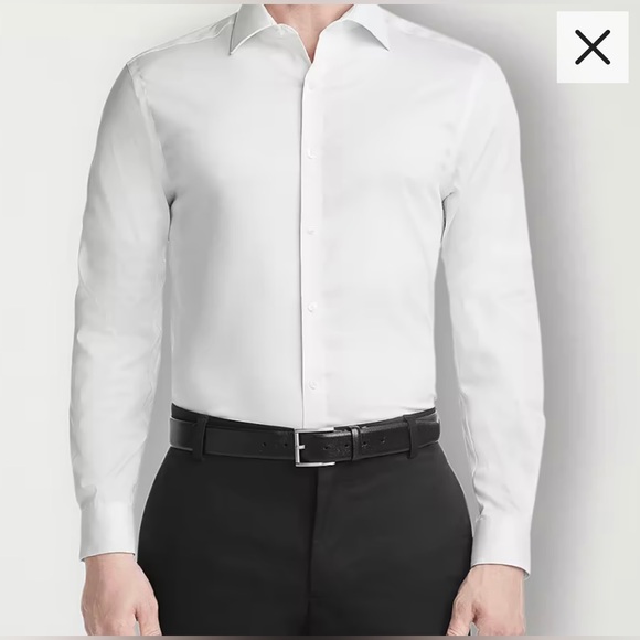Men's Van Heusen Ultra Wrinkle-Free Slim-Fit Dress Shirt - Picture 1 of 6